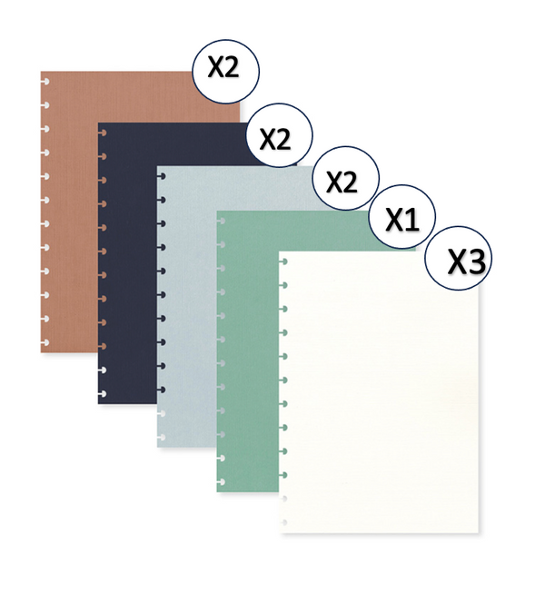 Punched Page pack: 0CEAN: - 21 X 30 (10 pages)