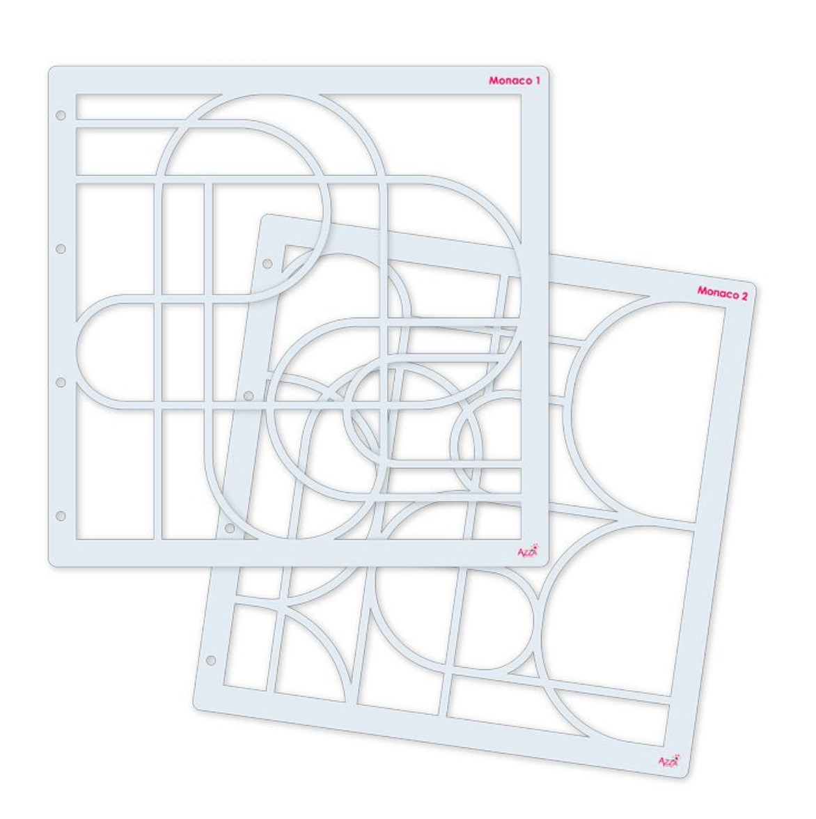 Stencil Duo: MONACO (30 x 30)