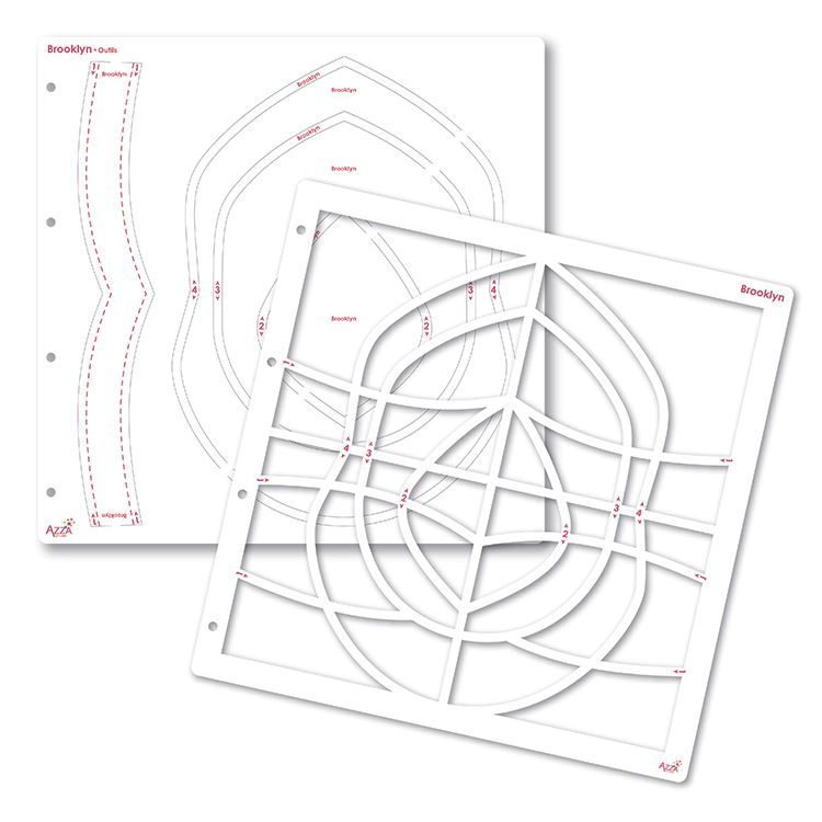 Stencil Duo (30 x 30): BROOKLYN