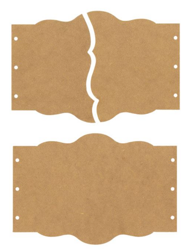 MDF Album Cover and Stencil Kit: Mineral