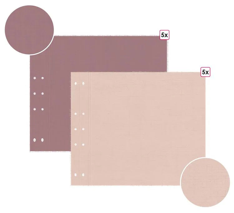 Pages pack:  Patterned pages INDIAN PINK/NUTMEG