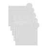 PATTERNED VELLUM LEAVES (5)
