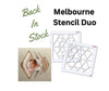 Stencil Duo: MELBOURNE (30 x 30)