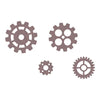 Cutting Die Set:  GEARS