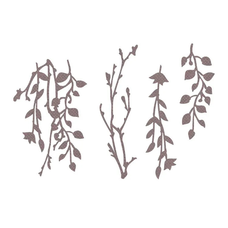 Cutting Die Set:  ENCHANTED FOREST FRIEZES