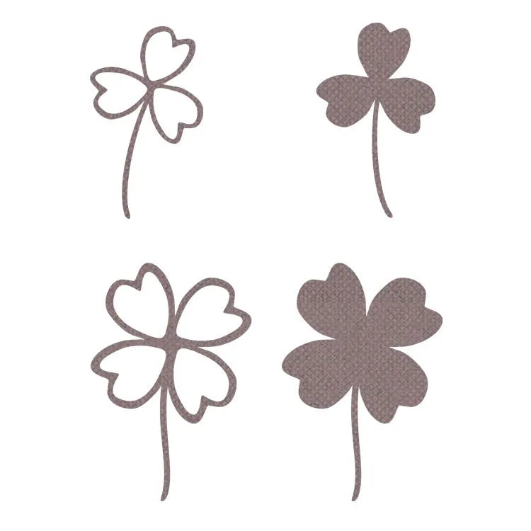 Cutting Die Set:  LUCK