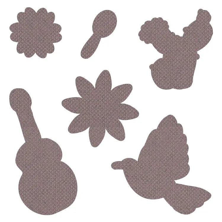Cutting Die Set:  FIESTA (Outline)