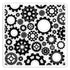 Embossing Folder:  GEARS 15 x 15