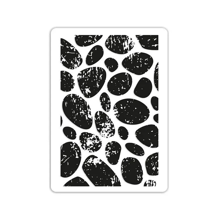 Embossing Folder:   GRANITE