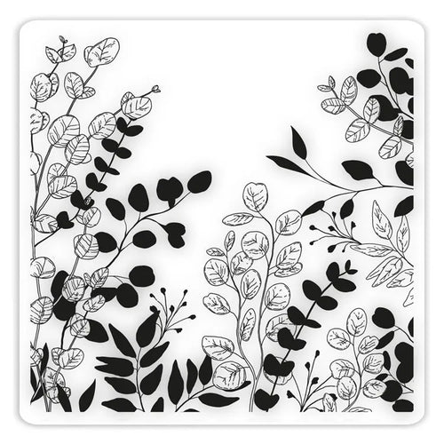 Embossing Folder 15cmx15cm:  EUCALYPTUS