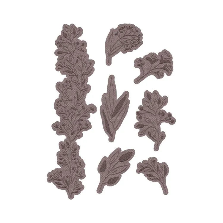 EMBOSS AND CUT:  IN BLOOM