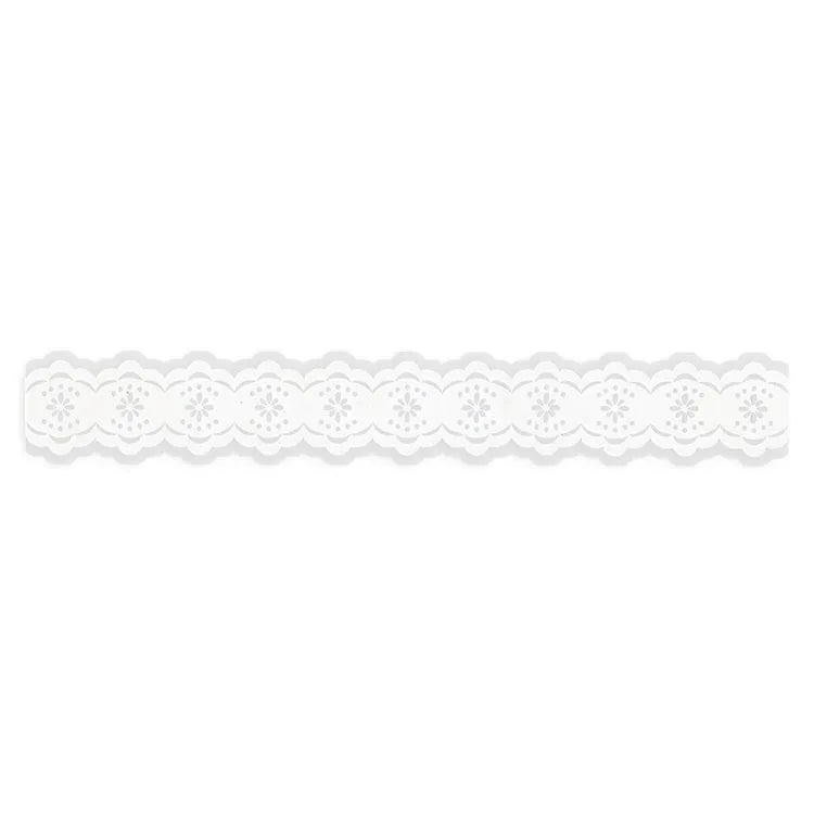 WASHI TAPE 20MM X 2M:  FIESTA (lace)