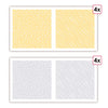 Paper - Patterned ESSENTIAL: STRAW/COOL BLUE