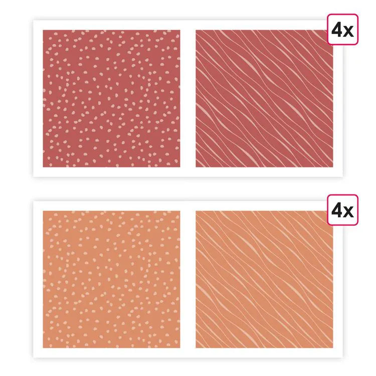 Paper: PATTERNED ESSENTIAL: TERRACOTTA-BLUSH