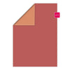 Paper - PRINTED PLAIN: TERRACOTTA-BLUSH