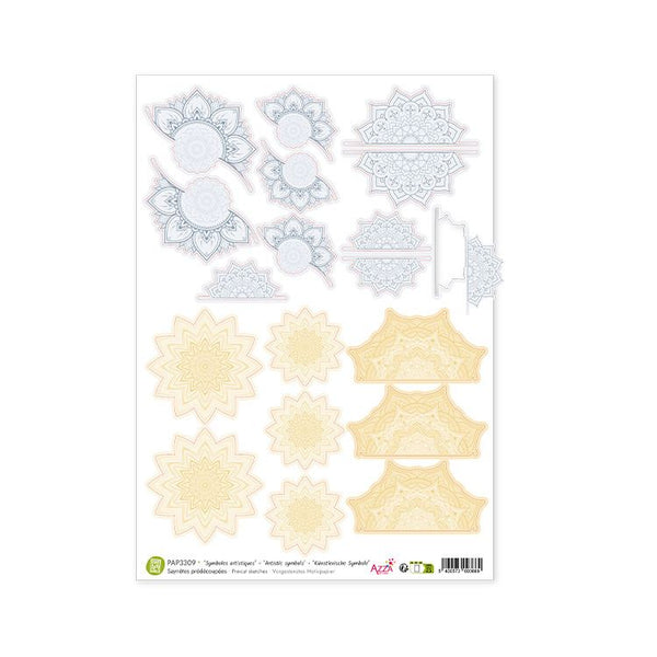 A4 Sketch Sheet: ARTISTIC SYMBOLS