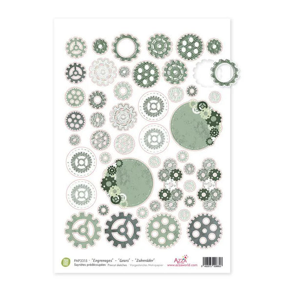 A4 Sketch Sheet: GEARS