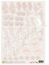 A4 PRE-CUT VELLUM Sketch Sheet: LYRICAL POETRY