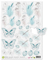 A4 PRE-CUT VELLUM Sketch Sheet: FLORA AND FAUNA