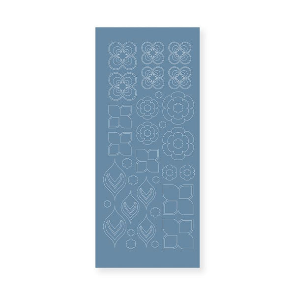 Self adhesive STICKERS: RETRO DESIGN