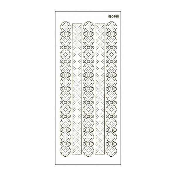 Self adhesive STICKERS: ARTISTIC SYMBOLS FRIEZES