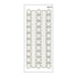 Self adhesive STICKERS: ARTISTIC SYMBOLS FRIEZES