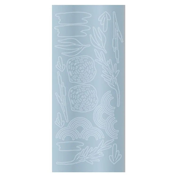 Self adhesive STICKERS: AQUATIC SERENITY SUITE