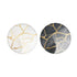 PATTERNED Resin Dots: MARBLE (GOLD FOIL)