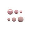 Resin Dots - GLOSS AND MATT: INDIAN PINK