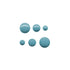 Resin Dots - GLOSS AND MATT: TEAL