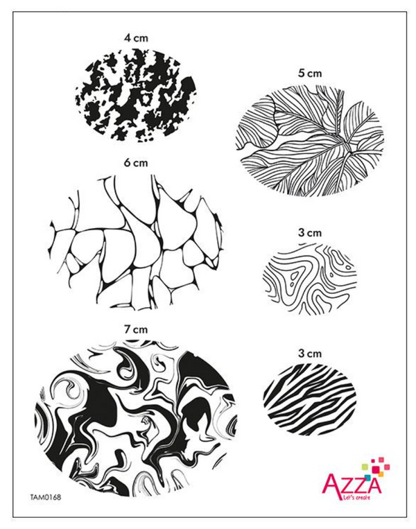 Stamp Set - Large: Concentric Ovals