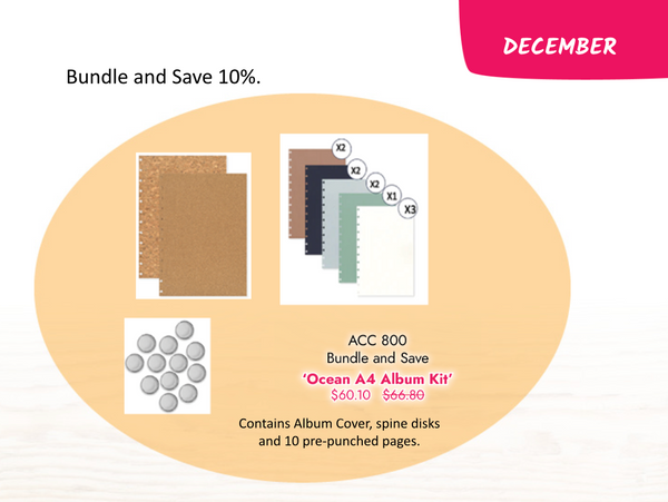 Bundle & Save:  A4 Pre-punched pages + Covers + Discs