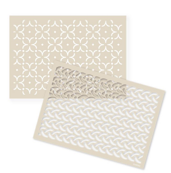 Texture Stencil Duo: BOHEMIAN DESIGN