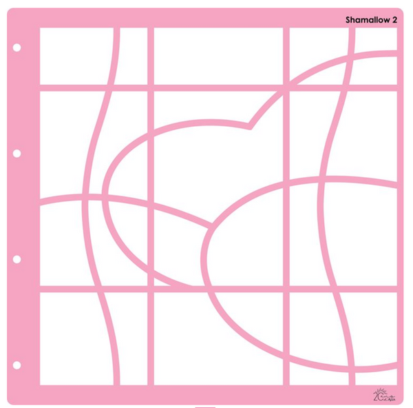 Layout Stencil (30 x 30): MARSHMALLOW