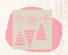 Decoration Stencil Single:  CHRISTMAS - Holiday Trees