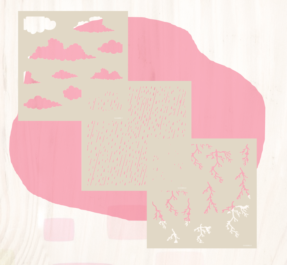Trio of Waterfall templates: CLIMATE | Azza Pacific