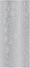 Self adhesive STICKERS: CLIMATE - Mirror silver