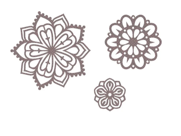 Cutting Die Set:  Artistic Symbols Trio