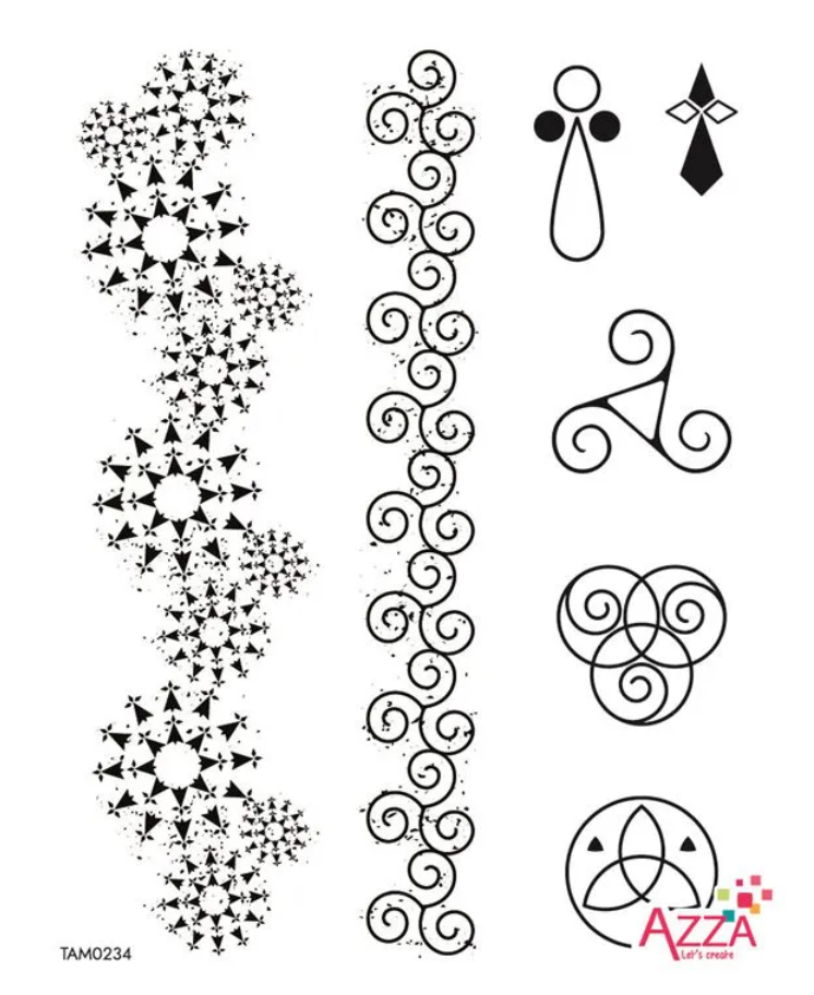 Stamp Set - Large: CELTIC