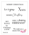 Stamp Set - Medium:  Christmas sentiments
