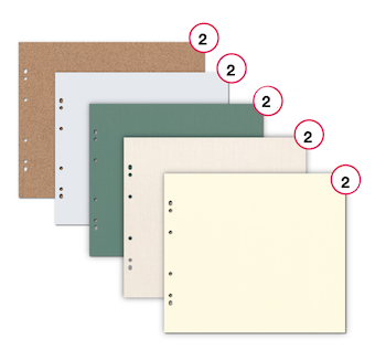 Pages- 25 x 25:  BRITTANY. (Pack of 10)