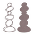 Cutting Die Set: GRANITE BALANCING ROCKS