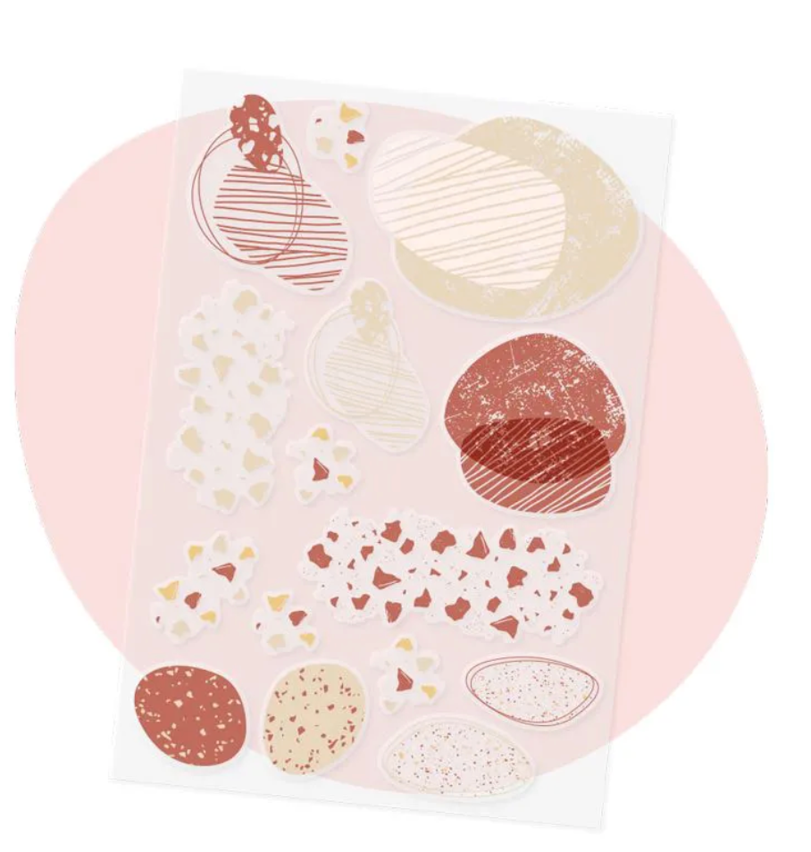 Self adhesive transfer STICKERS: GRANITE (NEW PRODUCT)