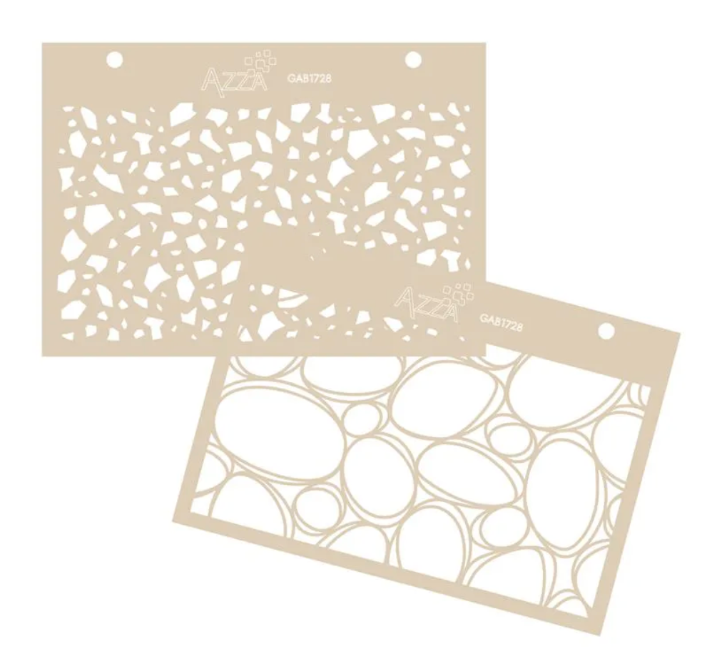 Texture Stencil Duo: Granite