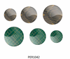 PATTERNED Resin Dots: GOLDEN REFLECTIONS