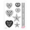 Stamp Set - Large: ALSATIAN CHRISTMAS