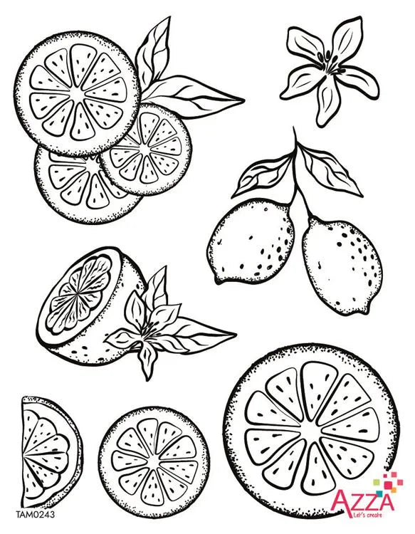 Stamp Set - Large: CITRUS 1