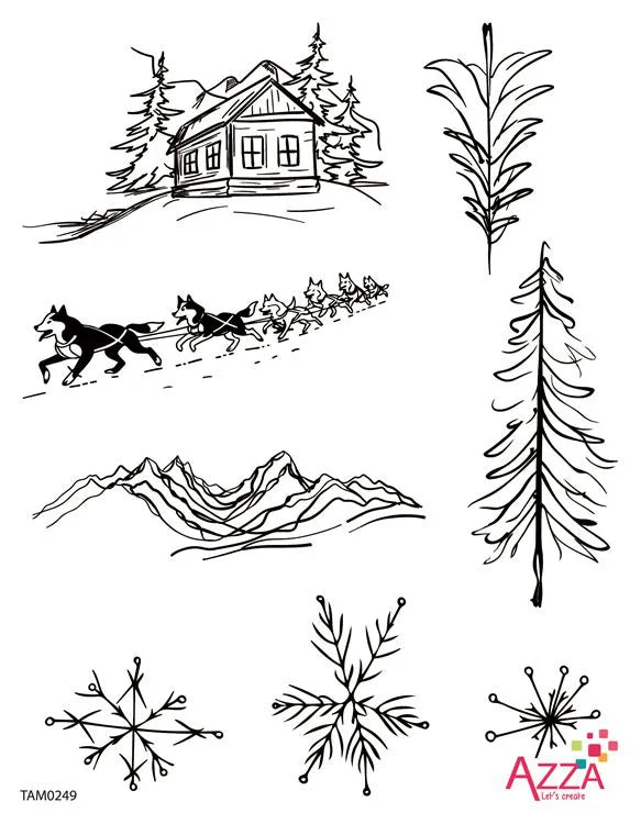 Stamp Set - Large: LAPLAND