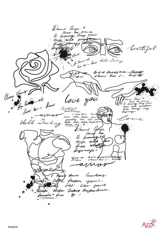 A4 Maxi Stamp - LYRICAL POETRY