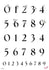 A4 Maxi Stamp - NUMBERS